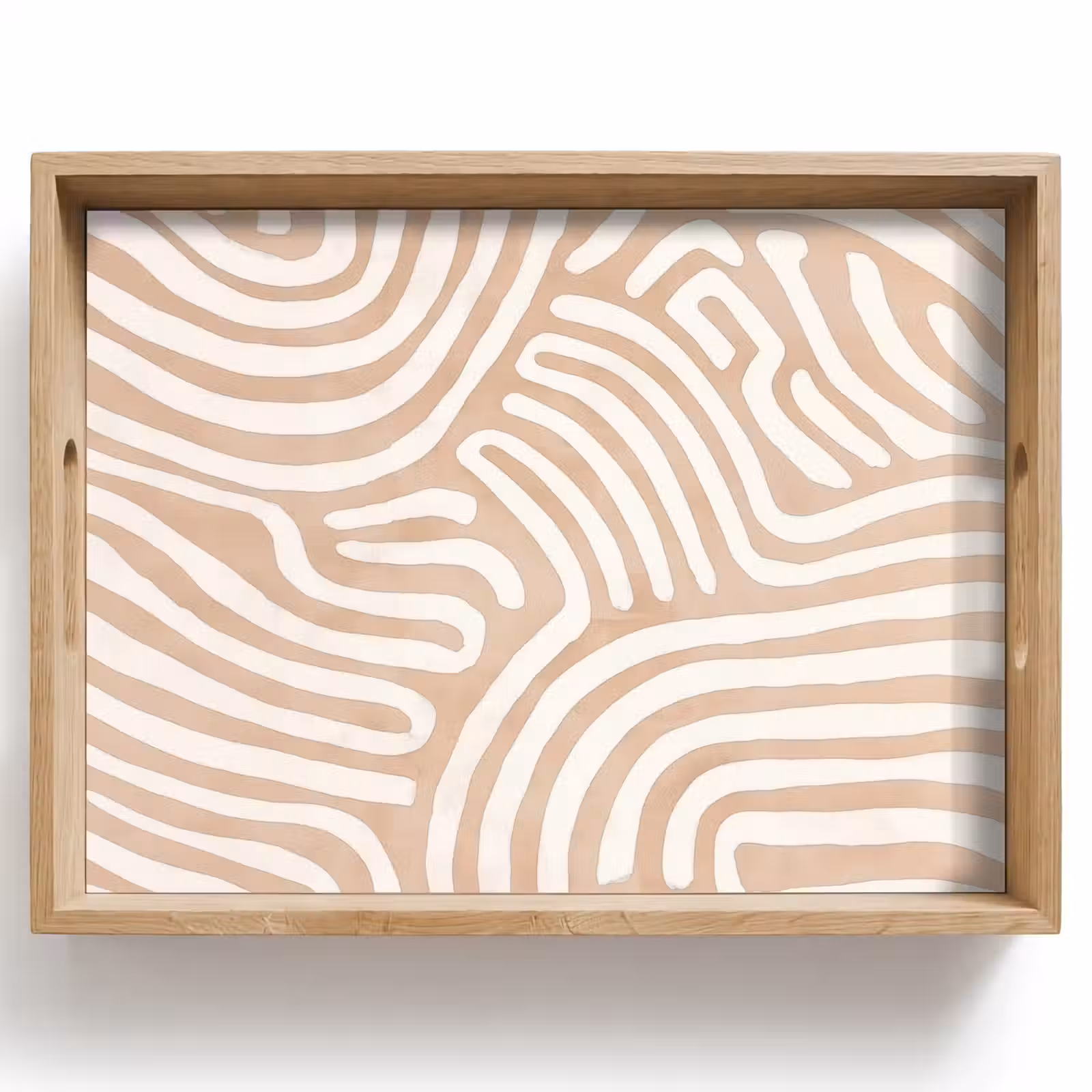 Tray - Beige - Earth pattern — 1