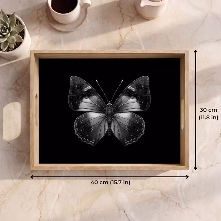 Tray - Butterfly - Gray - Mysterious — 7