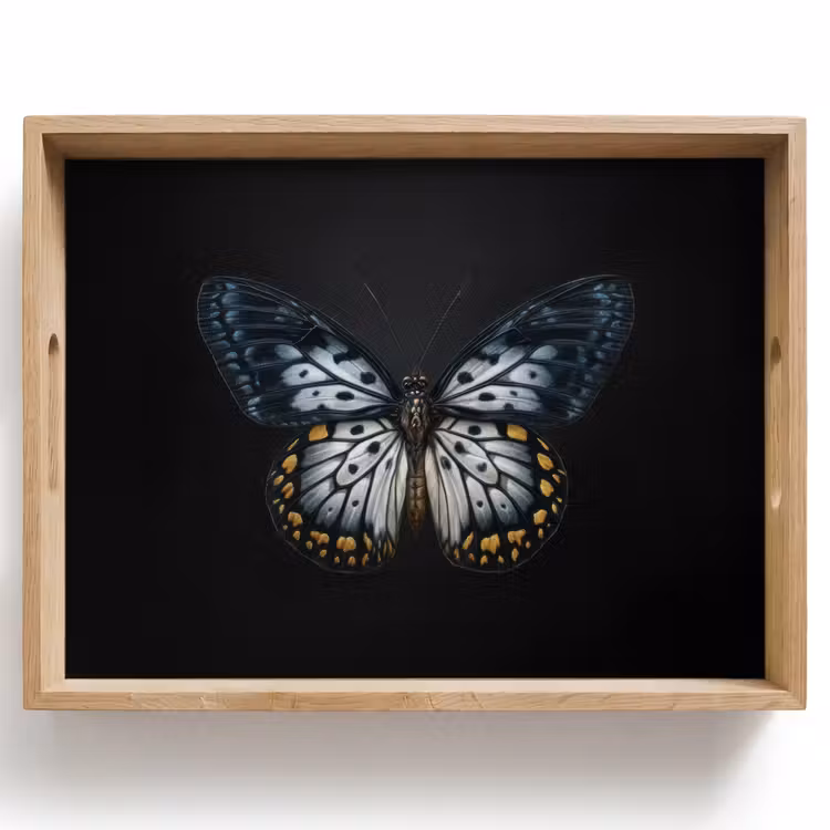 Tray - Butterfly - Monochrome - Balance — 1