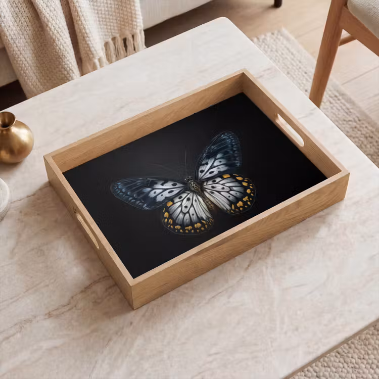 Tray - Butterfly - Monochrome - Balance — 2