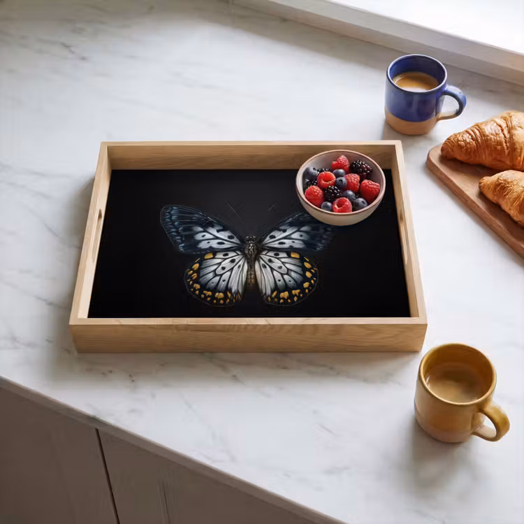 Tray - Butterfly - Monochrome - Balance — 3