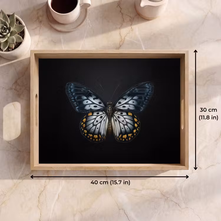 Tray - Butterfly - Monochrome - Balance — 7
