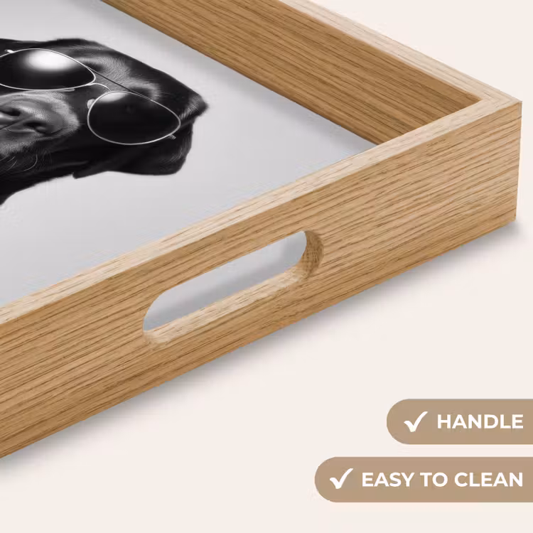 Tray - Dog - Black - Wine glass - Sunglasses — 9