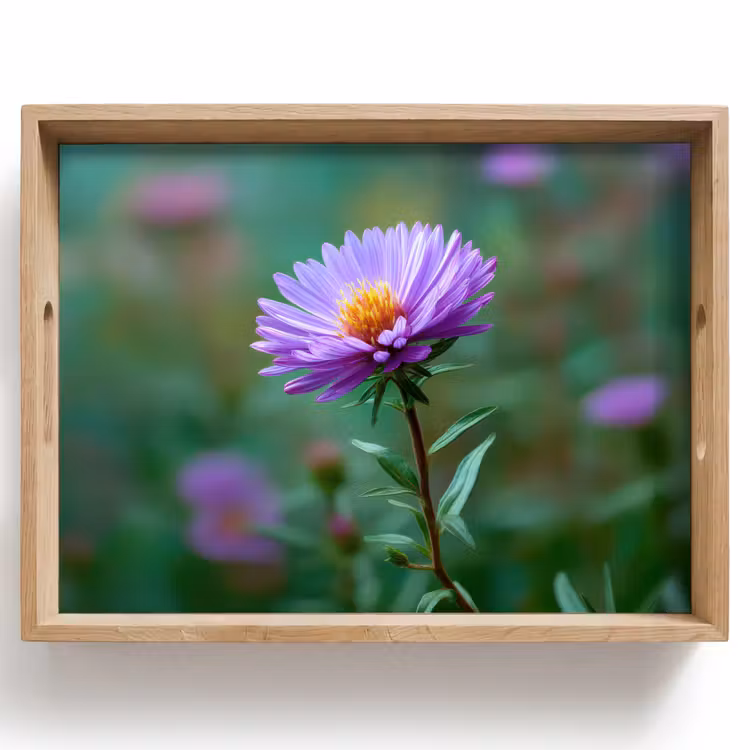 Tray - Aster - Purple - Flower - Petals — 1