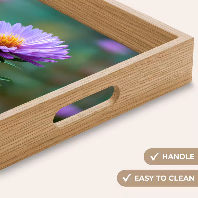 Tray - Aster - Purple - Flower - Petals — 9