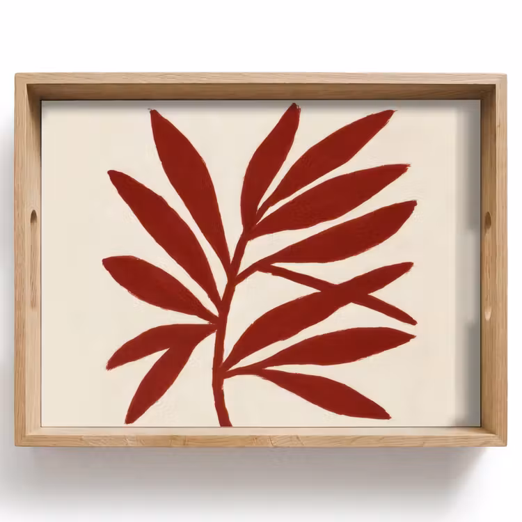 Tray - Branch - Leaves - Red — 1