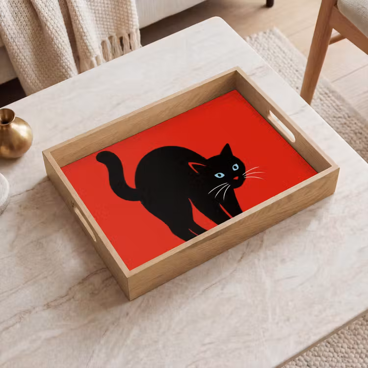 Tray - Cat - Black - Tail — 2