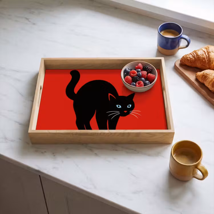 Tray - Cat - Black - Tail — 3