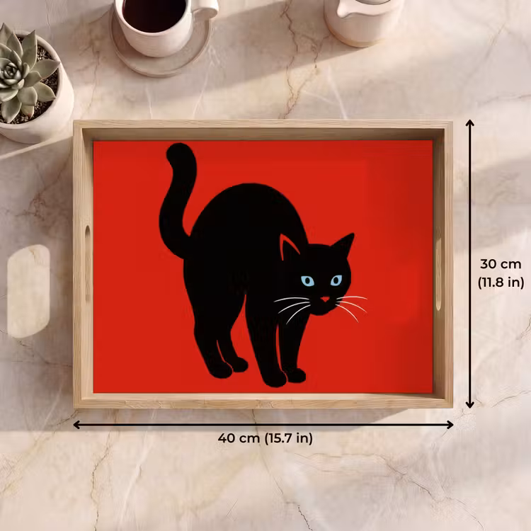 Tray - Cat - Black - Tail — 7