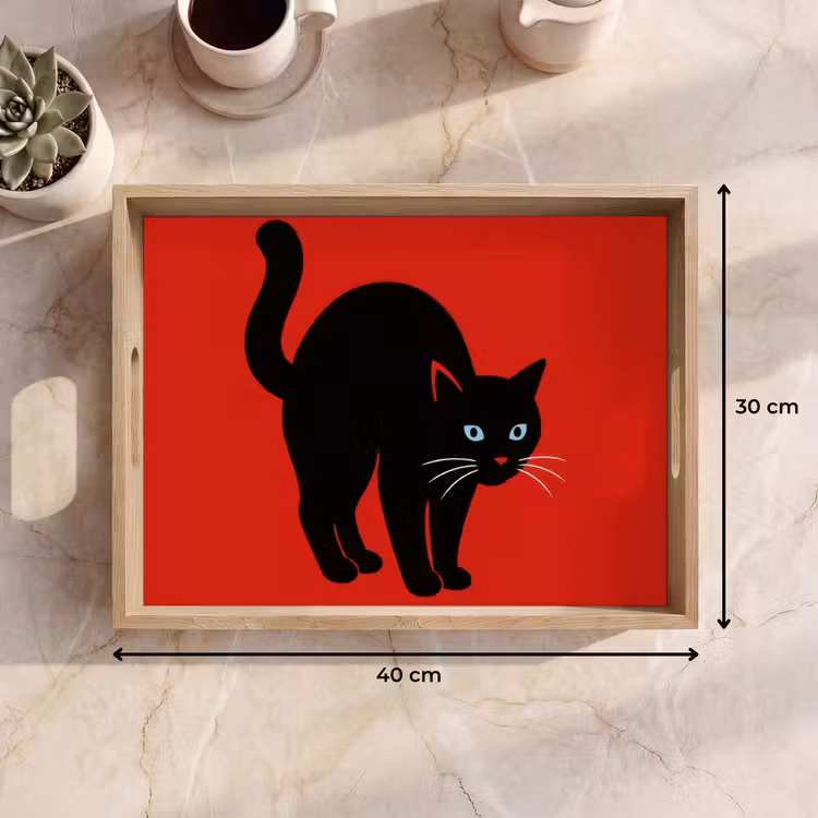Tray - Cat - Black - Tail — 8
