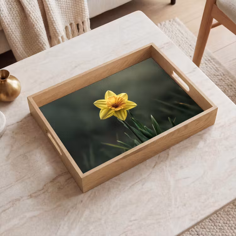 Tray - Flower - Daffodil - Grass - Yellow — 2