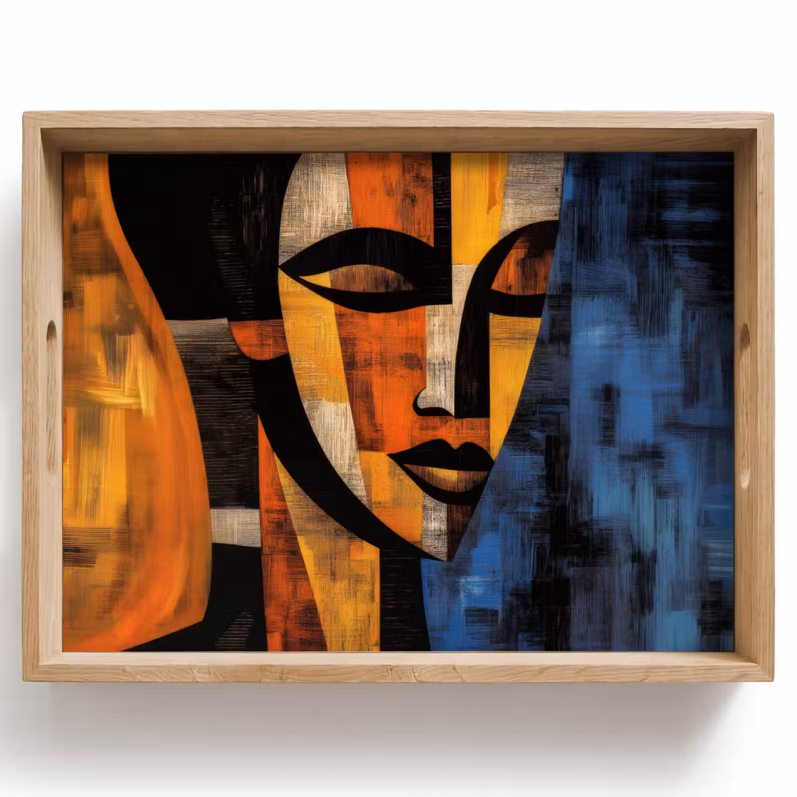 Tray - Abstract - Portrait - Color fields — 1