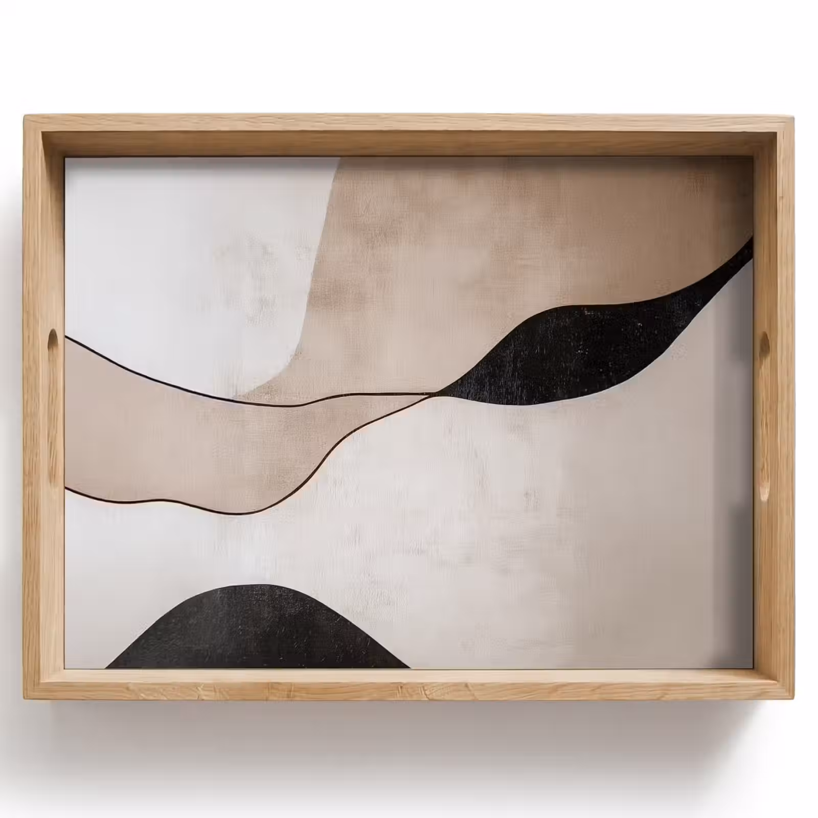 Tray - Contour lines - Abstract landscape — 1