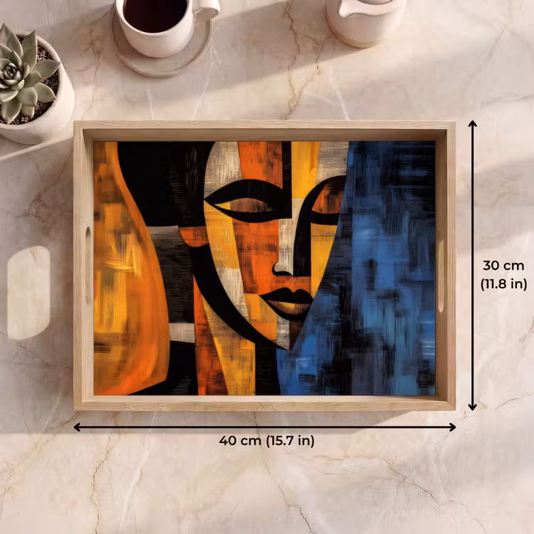 Tray - Abstract - Portrait - Color fields — 7