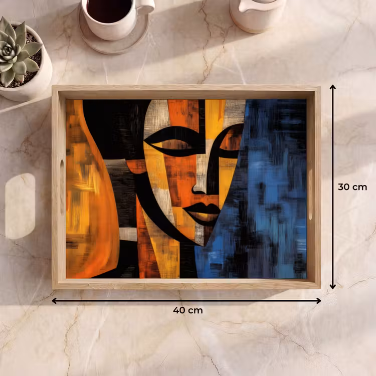 Tray - Abstract - Portrait - Color fields — 8
