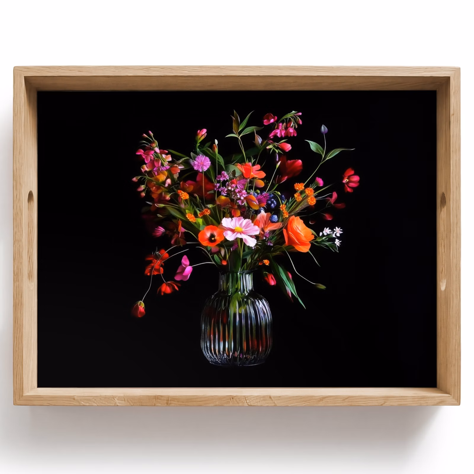 Tray - Bouquet - Field Flowers - Vase — 1