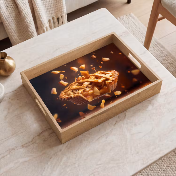Tray - Apple - Pie - Hot - Food — 2