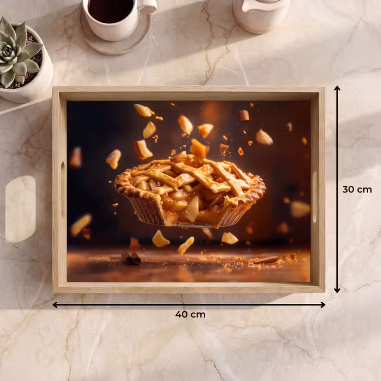 Tray - Apple - Pie - Hot - Food — 8