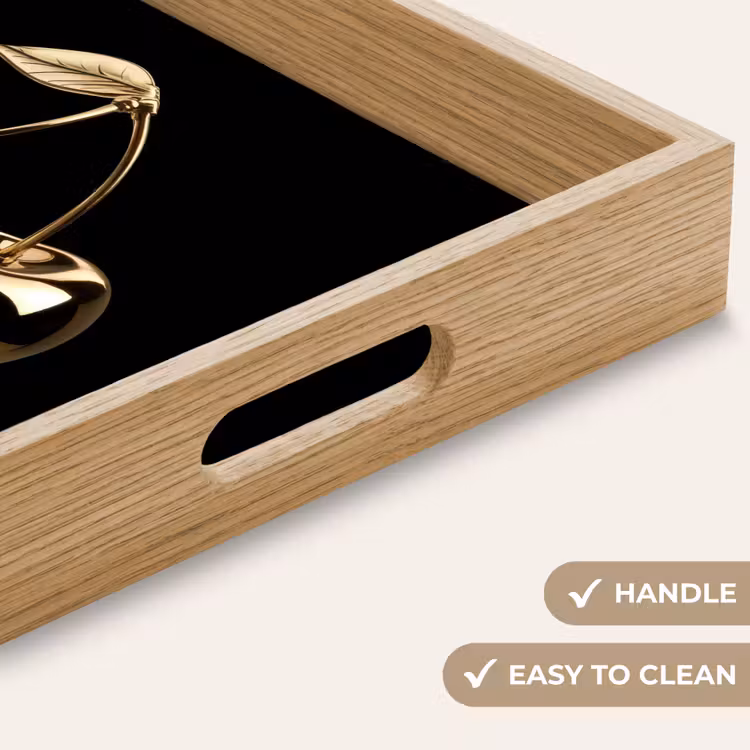 Tray - Cherry - Black - Gold - Chrome — 9