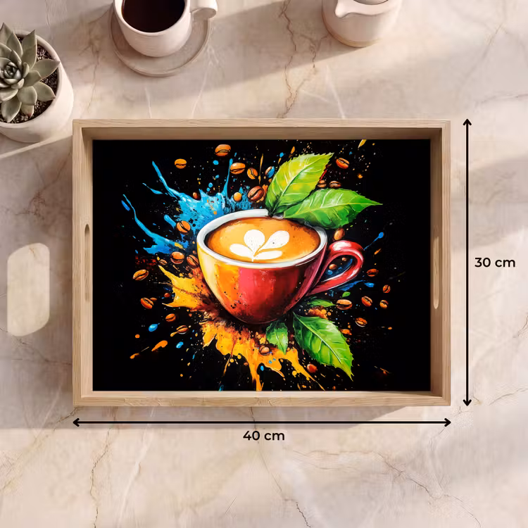Tray - Coffee - Graffiti - Drinking - Abstract — 8