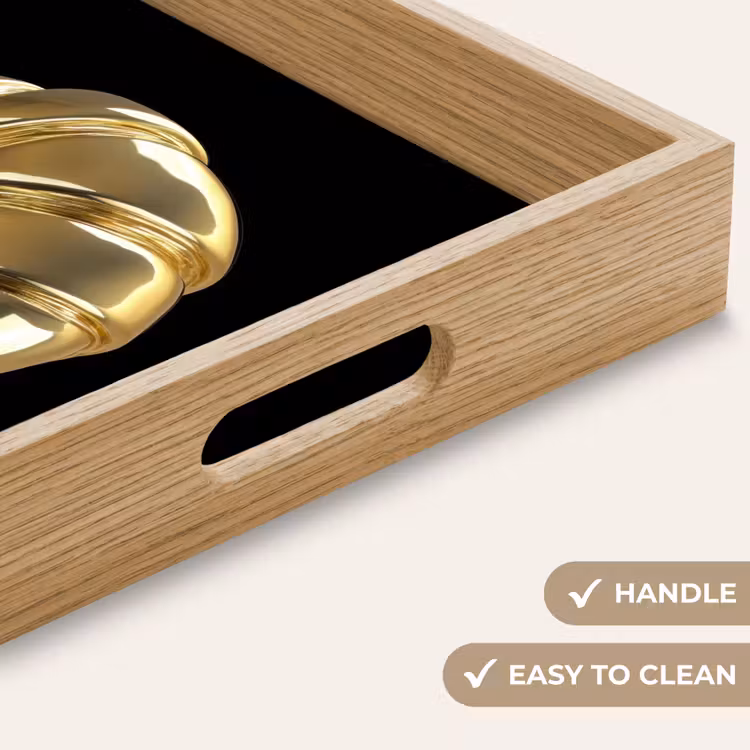 Tray - Croissant - Bread - Gold - Black — 9