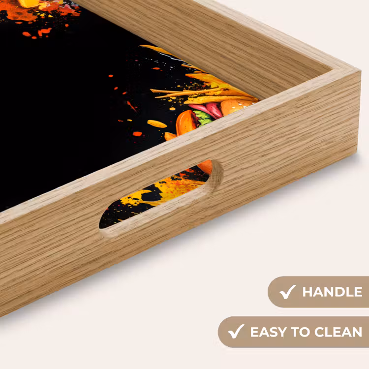 Tray - Fast food - Graffiti - Hamburger - Food - Modern — 9