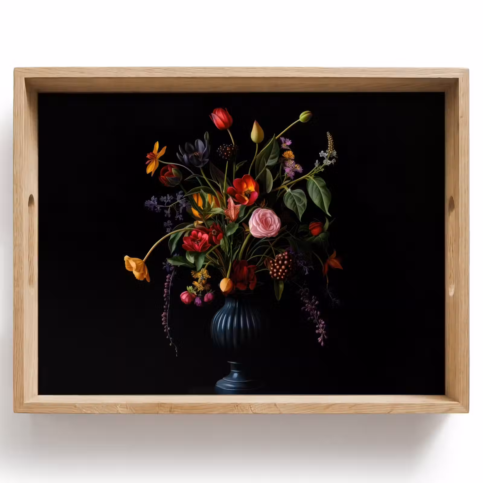 Tray - Flowers - Berries - Classic — 1