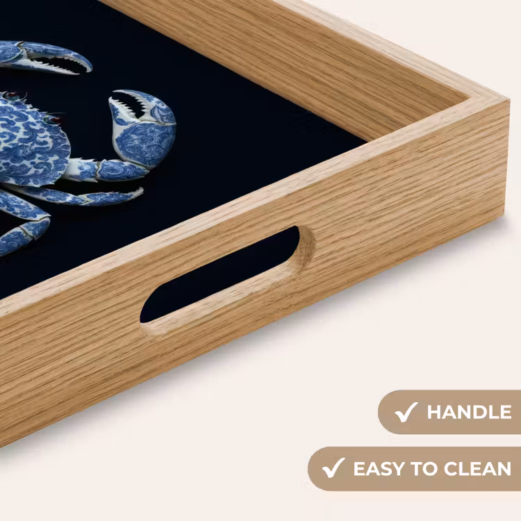 Tray - Crab - Delft blue - Animals — 9