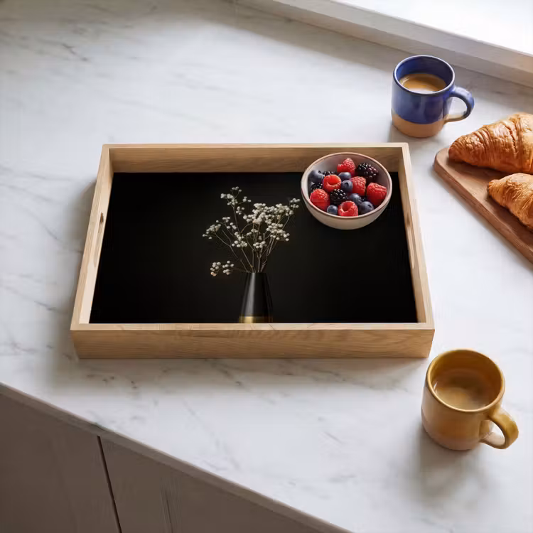 Tray - Flower bulbs - White - Vase - Minimalist — 3