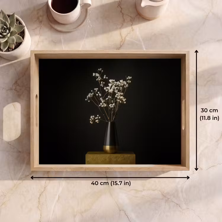 Tray - Flower bulbs - White - Vase - Minimalist — 7