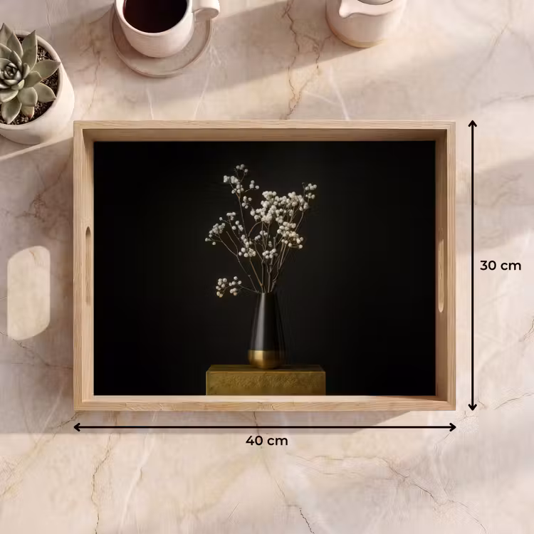 Tray - Flower bulbs - White - Vase - Minimalist — 8