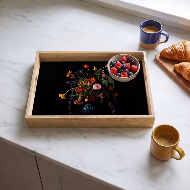 Tray - Flowers - Berries - Classic — 3