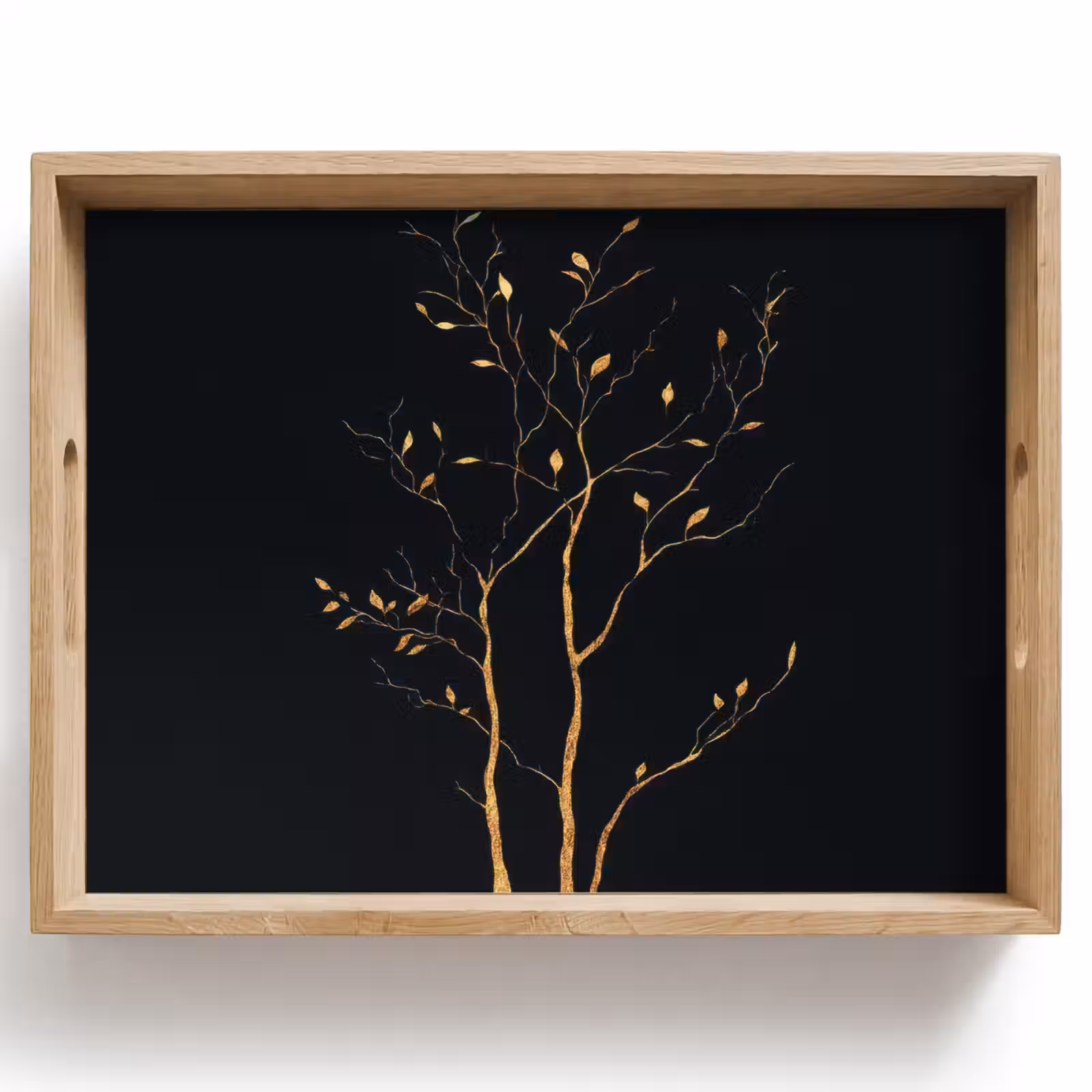 Tray - Branches - Leaves - Black — 1