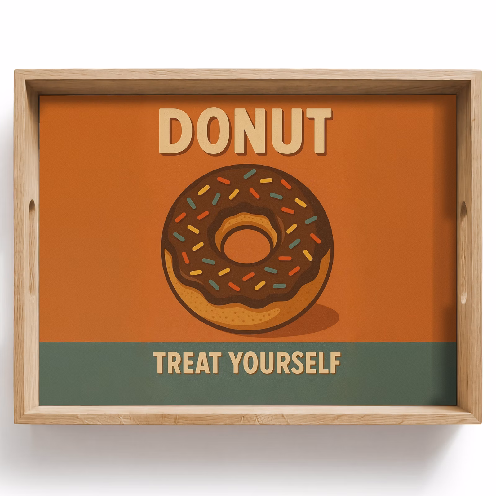 Tray - Donut - Speckles - Colorful - Quote — 1