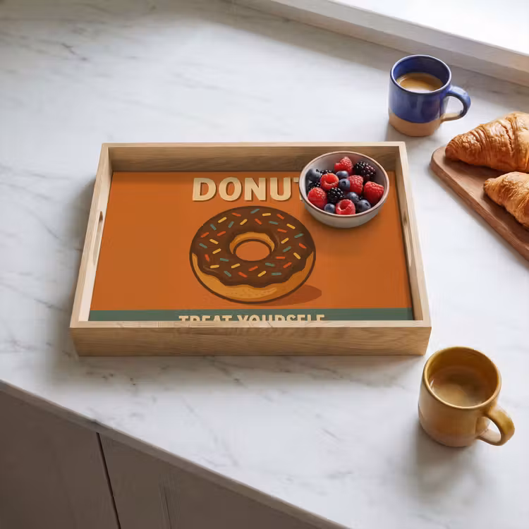 Tray - Donut - Speckles - Colorful - Quote — 3