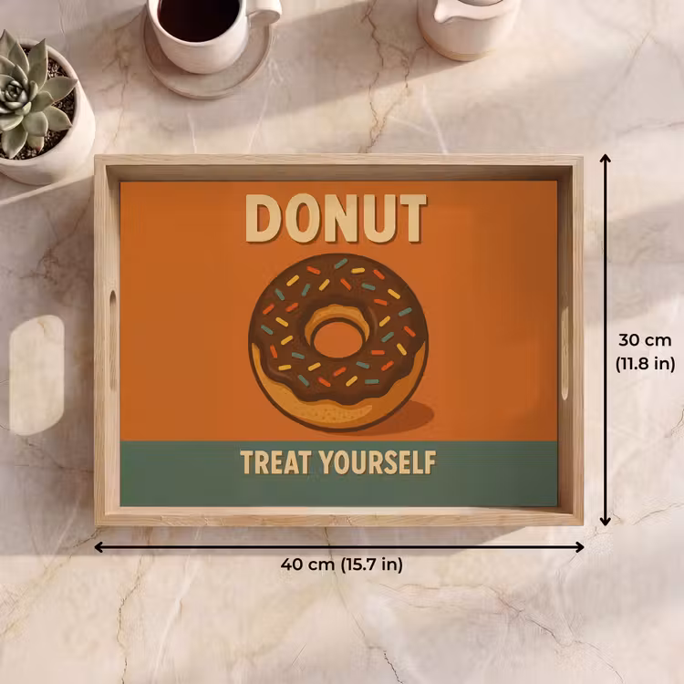 Tray - Donut - Speckles - Colorful - Quote — 7