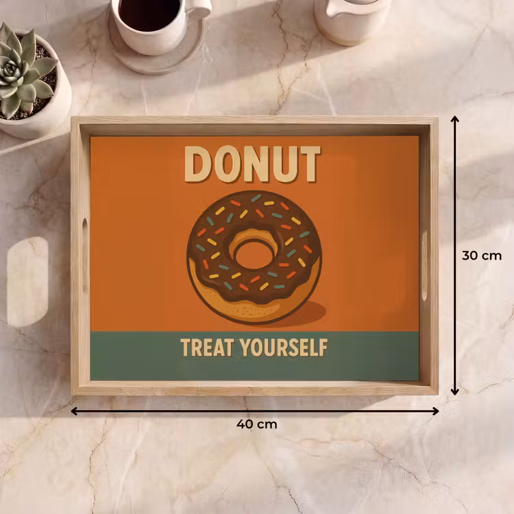 Tray - Donut - Speckles - Colorful - Quote — 8