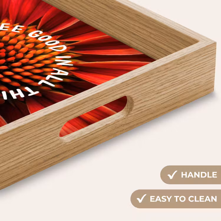Tray - Close up - Flower - Quote - Red — 9