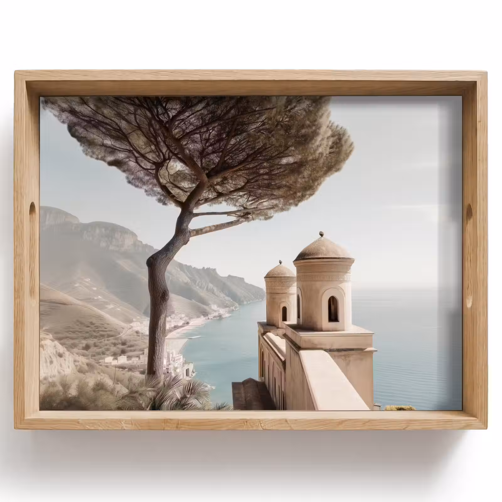 Tray - Coast - Cliff - Tree - Building — 1