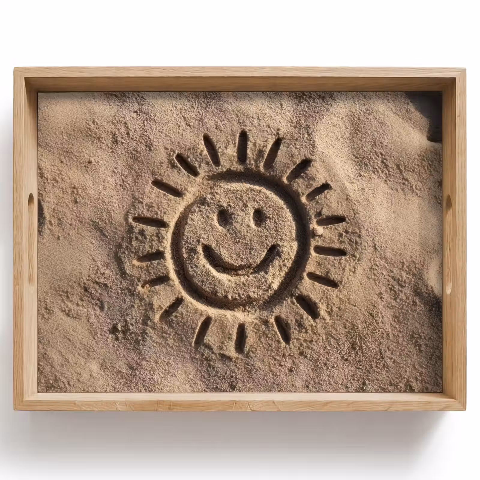 Tray - Face - Sun - Sand - Signed — 1