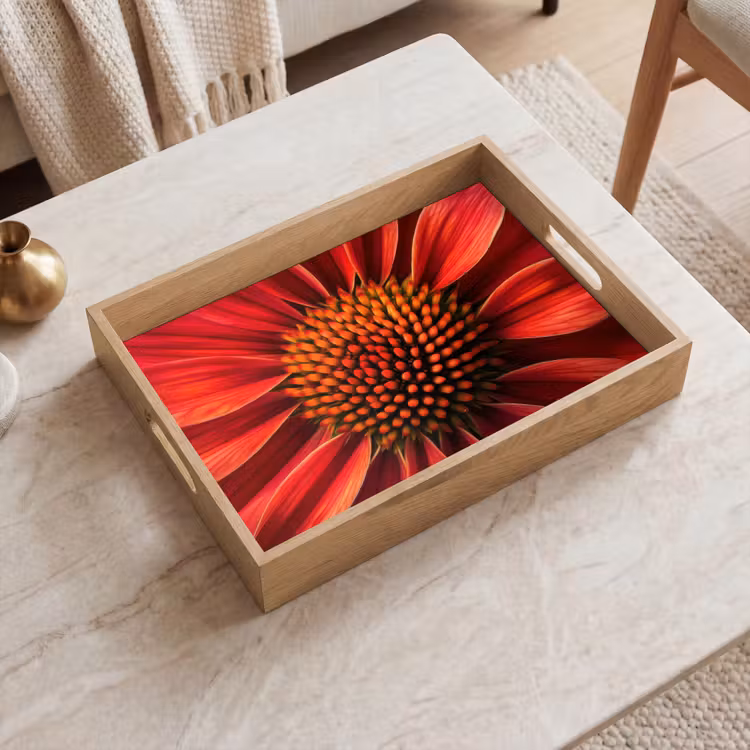 Tray - Close up - Flower- Red — 2