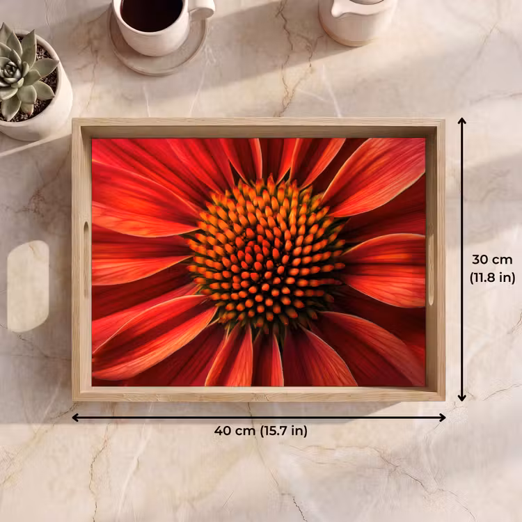 Tray - Close up - Flower- Red — 7