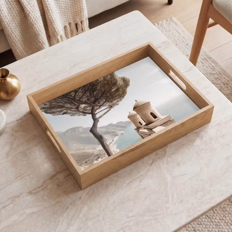 Tray - Coast - Cliff - Tree - Building — 2