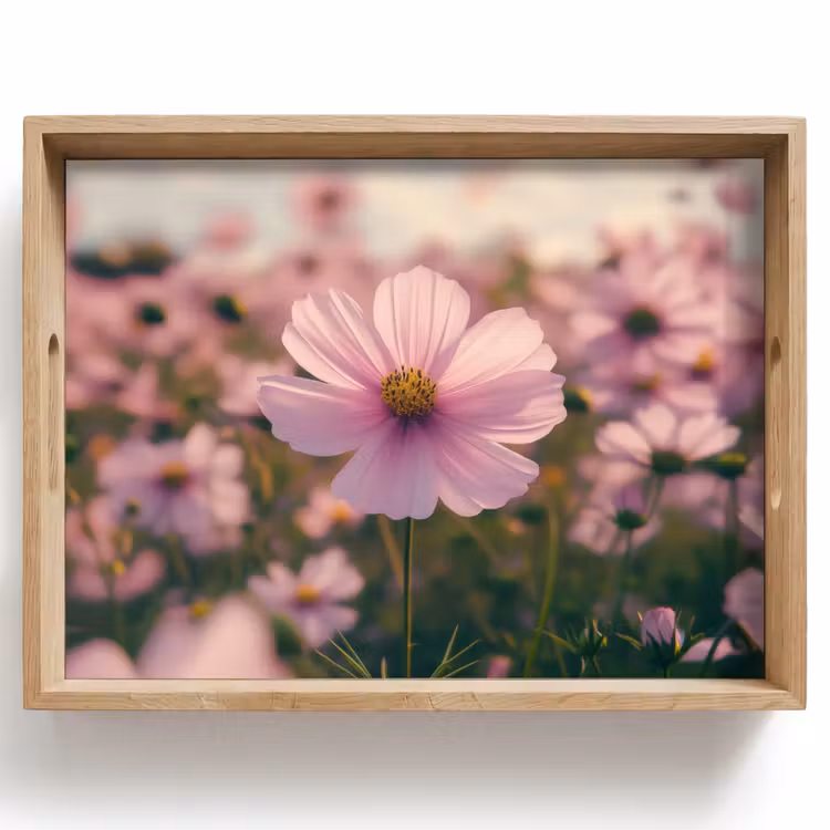 Tray - Flowers - Purple - Blurred — 1