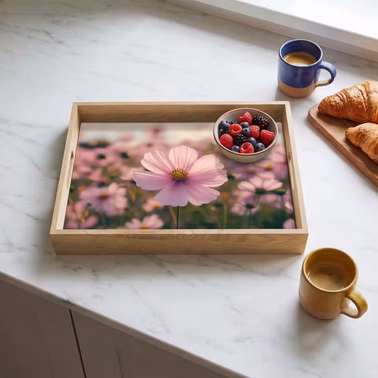Tray - Flowers - Purple - Blurred — 3