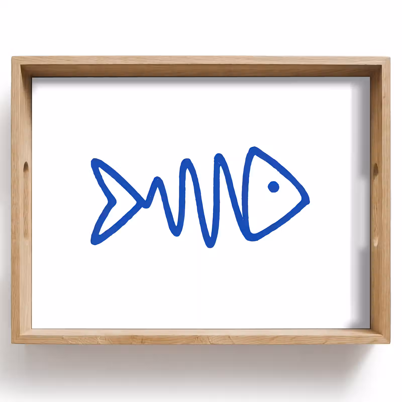Tray - Fish - Minimalist - Blue - Line — 1