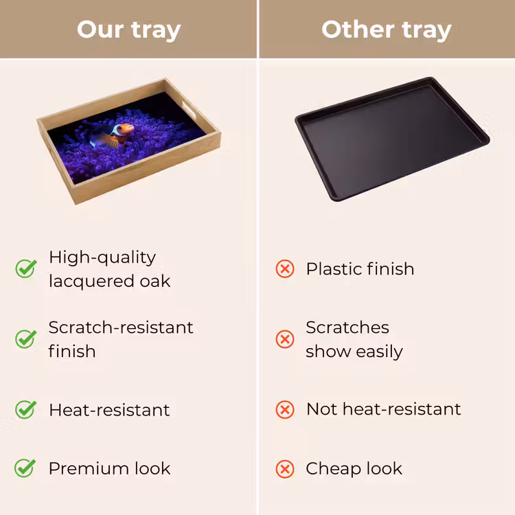 Tray - Coral - Fish - Orange - Sea — 10