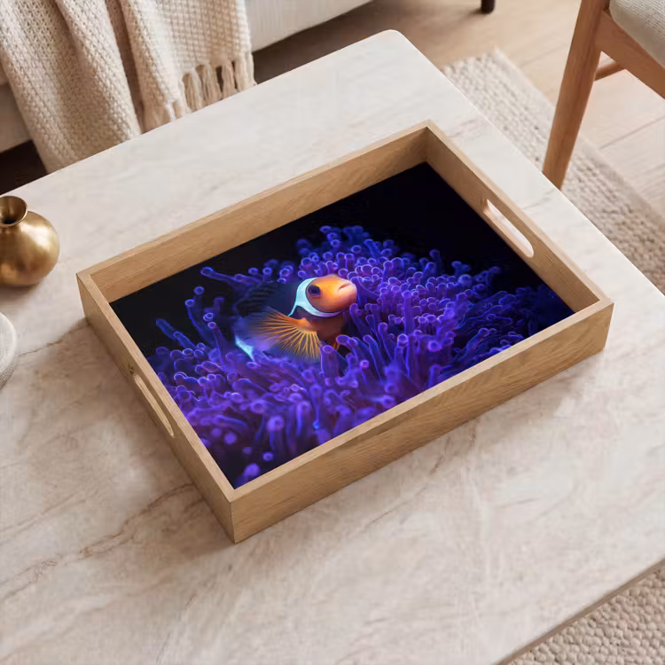 Tray - Coral - Fish - Orange - Sea — 2