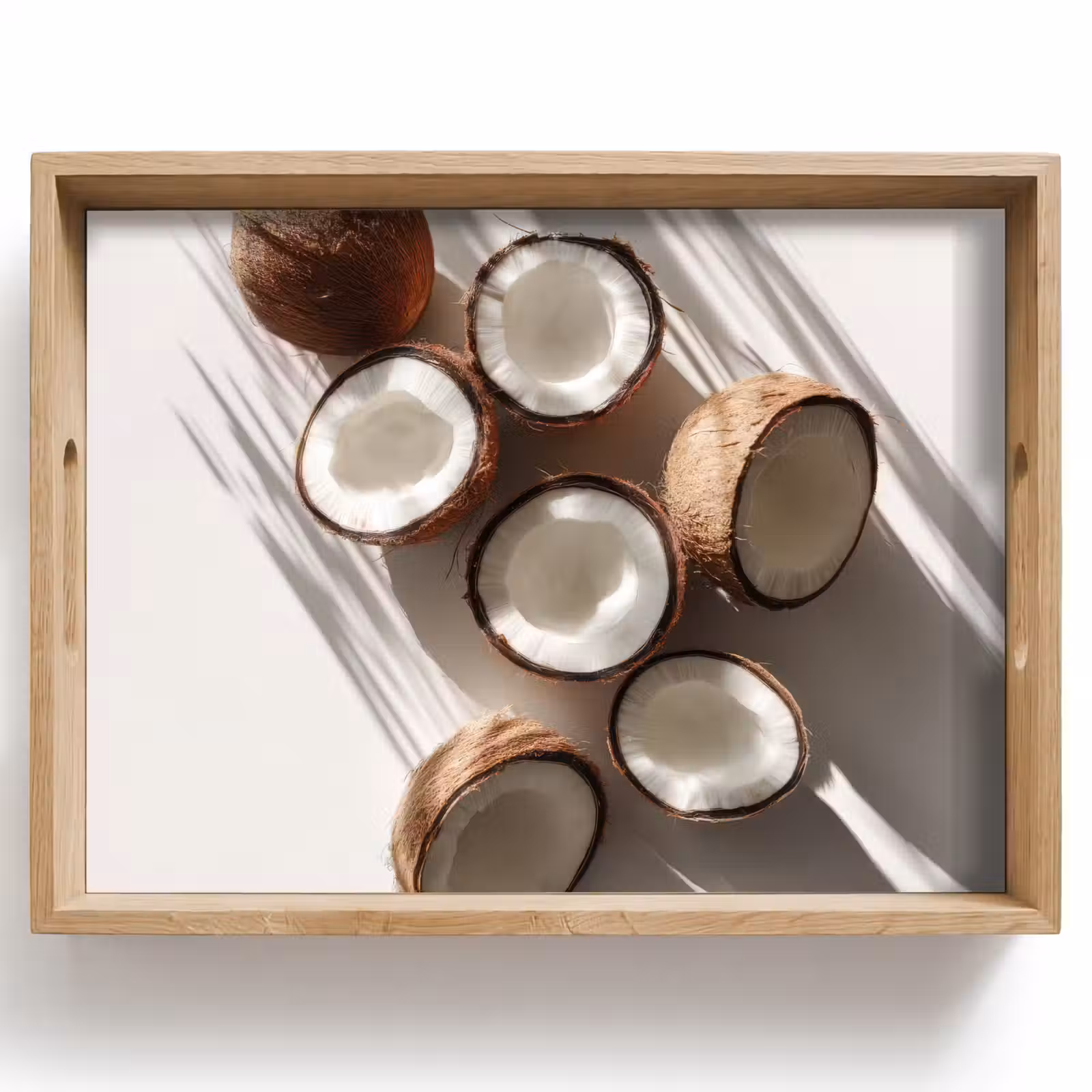 Tray - Coconuts - Brown - Shade — 1