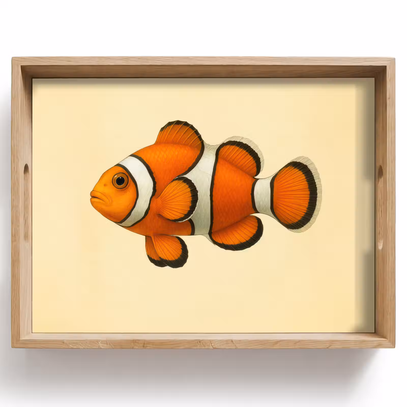 Tray - Fish - Orange - Stripes — 1